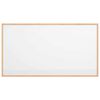 vidaXL Magnetisk whiteboardtavle med ramme i heltre furu 100x55 cm