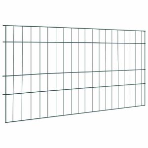 vidaXL Damhegnsett 5 pcs gr&oslash;nn 100 x 50 cm St&aring;l