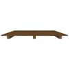 vidaXL Sengeramme honningbrun 120x200 cm heltre furu