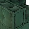 vidaXL Modulsofa 3 pcs gr&oslash;nn stoff