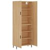 vidaXL Highboard sonoma eik 69,5x34x180 cm konstruert tre