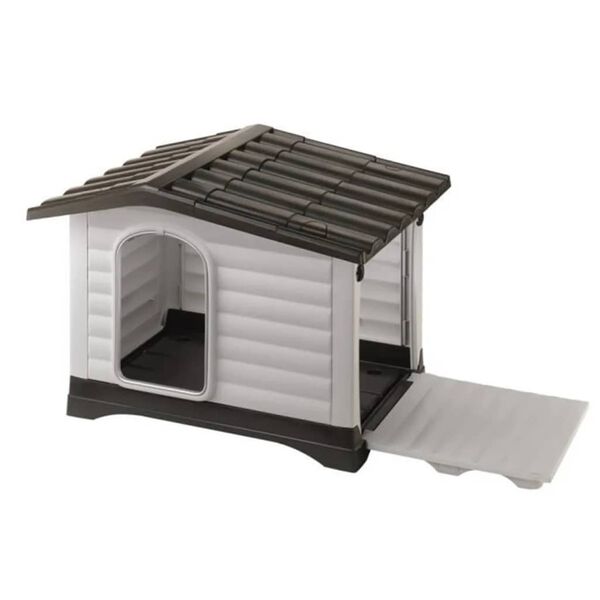 Ferplast Hundehus Villa 90 gr&aring; 88x72x65 cm 87255099