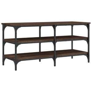 vidaXL Skobenk brun eik 100x38,5x49 cm konstruert tre