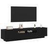 vidaXL TV-benksett 2 pcs Svart 180 x 35 x 40 cm Konstruert tre