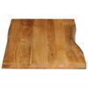 vidaXL Bordplate 110x60x3,8 cm naturlig kant heltre mango