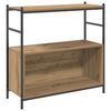vidaXL Bokhylle 80 x 30 x 78,5 cm Konstruert tre Artisan Eik