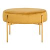 House Nordic Fotskammel Evie sennepsgul