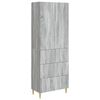 vidaXL Skapsett 2 pcs 66 x 34,5 x 90 cm Konstruert tre