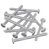 vidaXL M&oslash;belskruer 12 stk. s&oslash;lv M6 x 85 mm St&aring;l