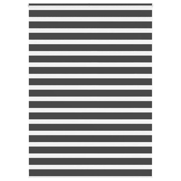 vidaXL Sebragardin svart 160x200 cm stoff bredde 155,9 cm polyester