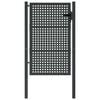 vidaXL Hageport antrasitt 100x150 cm st&aring;l