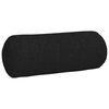 vidaXL Bolster puter 2 pcs Svart Ø 15 x 40 cm stoff