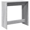 vidaXL Barbord gr&aring; sonoma eik 102x50x103,5 cm konstruert tre