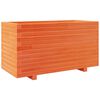 vidaXL Plantekasse voksbrun 90x40x49,5 cm heltre furu