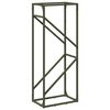 vidaXL Vedstativ olivengr&oslash;nn 40x25x100 cm kaldvalset st&aring;l