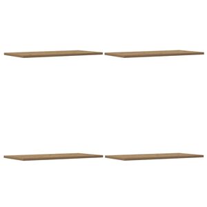 vidaXL Vegghyller 4 stk artisan eik 60x30x1,5 cm konstruert tre