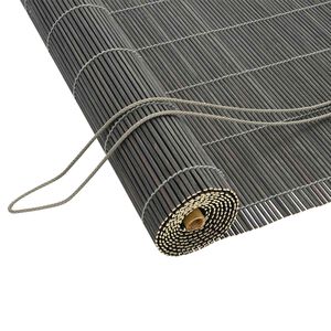 vidaXL Rullegardin Gr&aring; 120 x 220 cm Bambus