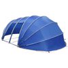 vidaXL Bassengtelt kube 640 x 432 x 205 cm Azure Blue