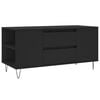 vidaXL Salongbord svart 102x44,5x50 cm konstruert tre