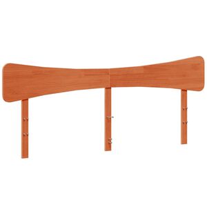 vidaXL Hodegavl voksbrun 200 cm heltre furu