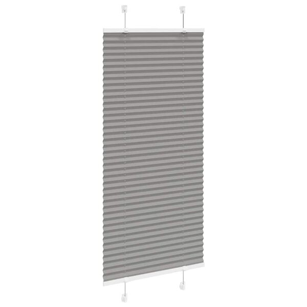 vidaXL pliss&eacute;gardin antrasitt 55x100 cm Stoff Bredde 54,4 cm Polyester
