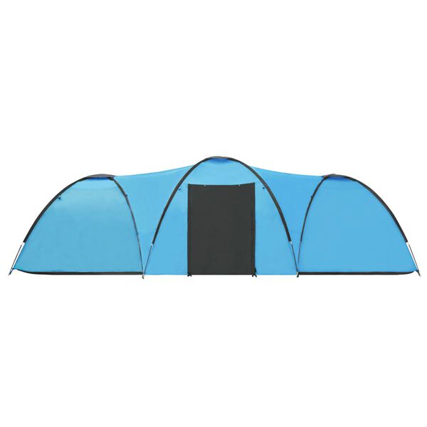 vidaXL Campingtelt igloformet 650x240x190 cm for 8 personer blå