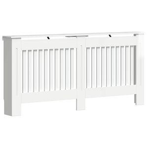 vidaXL Radiator Deksel H&oslash;gglans hvit 172 x 19 x 81,5 cm Konstruert tre