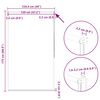 vidaXL Rullegardin m&oslash;rklegging 124,4x175 cm Stoffbredde 120 cm r&oslash;d