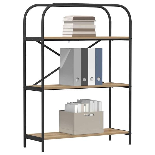 vidaXL Bokhylle Artisan Eik 80 x 30 x 109 cm Konstruert tre