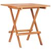 vidaXL Sammenleggbart bistrobord 60x60x65 cm heltre teak