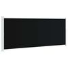 vidaXL Uttrekkbar sidemarkise 200x514 cm svart