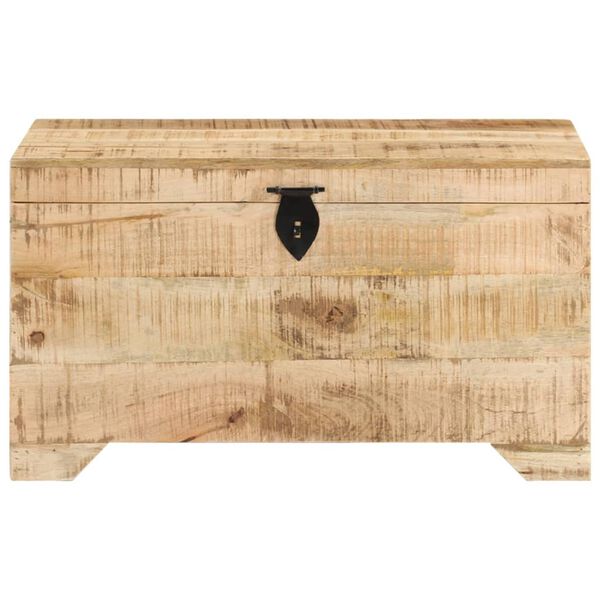 vidaXL Oppbevaringskiste heltre grovt mangotre