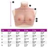 vidaXL Silikonbryst naturell C-cup