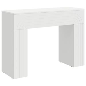 vidaXL Kaffebord Hvit 102 x 35 x 75 cm Konstruert tre