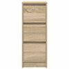 vidaXL Skjenk sonoma eik 29,5x34x76 cm konstruert tre