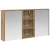 vidaXL Baderomsskapsett 3 stk. 116 x 16 x 62,5 cm Konstruert tre