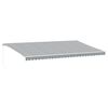 vidaXL Manuell uttrekkbar markise antrasitt og hvit 600x350 cm