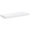 vidaXL Flytende vegghyller 2 stk h&oslash;yglans hvit 60x23,5x3,8 cm MDF