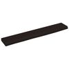 vidaXL Vegghylle m&oslash;rkebrun 60x10x2 cm behandlet heltre eik