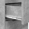 vidaXL Nattbord 2 pcs Betonggr&aring; 40 x 30 x 467 cm Konstruert tre