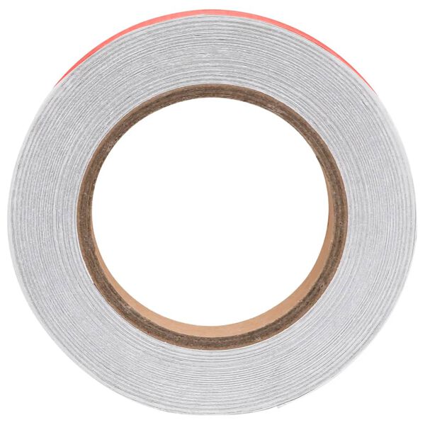 vidaXL Reflekterende tape r&oslash;d 2,5 cm x 20 m PVC