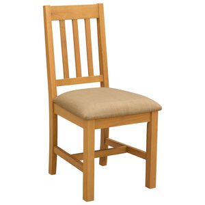 vidaXL Spisestuestol VENLO 2 stk. Massivt Eiketre Beige