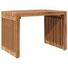 vidaXL Hagesidebord Brun 50 x 32,5 x 35 cm Massivt Teaktre