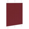 vidaXL Pliss&eacute;gardin Bordeaux R&oslash;d 110x150 cm Stoff Bredde 109,4 cm