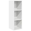 vidaXL Vegghengt TV-benk hvit 37x37x107 cm konstruert tre