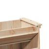 vidaXL Vegghengt plantekasse 6 etasjer 69x40x101,5 cm heltre furu