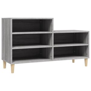 vidaXL Skoskap gr&aring; sonoma 102x36x60 cm konstruert tre