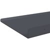 vidaXL Flytende hylle 4 pcs Antrasitt 30 x 18 x 2,5 cm St&aring;l