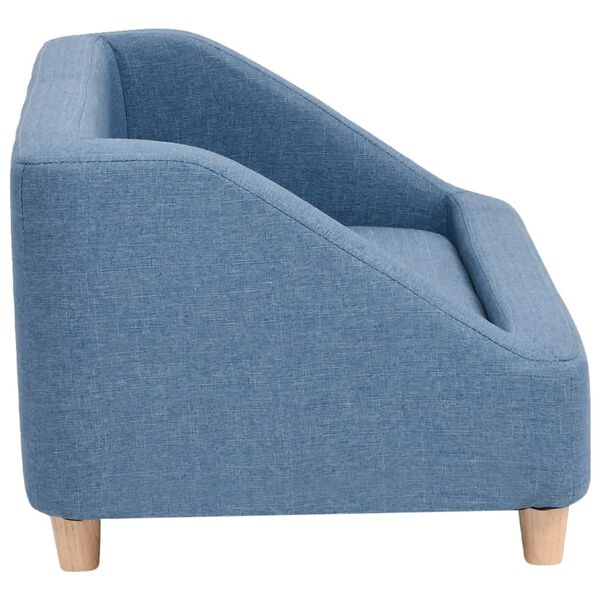 vidaXL Hundesofa bl&aring; 85x50x39 cm lin