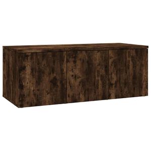 vidaXL TV-benk r&oslash;kt eik 80x34x30 cm konstruert tre